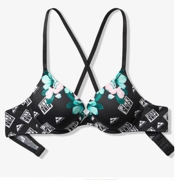 PINK by Victoria secret wear everywhere T-shirt lightly lined bra - Picture 2 of 5